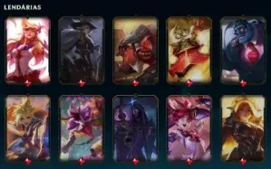 Conta Lol Lv447 C/ Todos Os Campeões E 278 Skins E Cromas