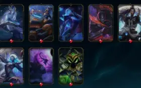 Conta Lol Lv447 C/ Todos Os Campeões E 278 Skins E Cromas