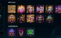 Conta com 598 skins no lol + Essência pra troca de nick