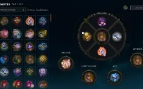 Conta com 598 skins no lol + Essência pra troca de nick