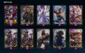 Conta com 598 skins no lol + Essência pra troca de nick