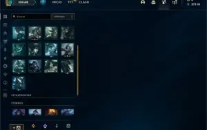 CONTA GOLD 4 SMURF (SKINS LENDARIAS NOS ESPOLIOS)