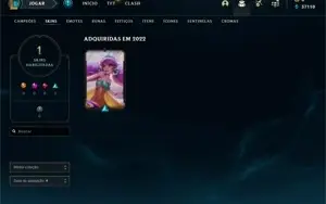 CONTA GOLD 4 SMURF (SKINS LENDARIAS NOS ESPOLIOS)