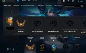 CONTA GOLD 4 SMURF (SKINS LENDARIAS NOS ESPOLIOS)