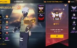 Conta Freefire desafiante e mestre no cs