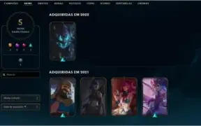 D4 CONTA SMURF / 33 CHAMP/ 5 SKINS / 61% WINRATE