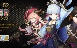 AR 52 Ayaka / Yanfei C6 + Orações / Zhongli entre outros T5