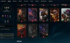 CONTA MESTRE FULL CHAMPS COM 189 SKINS + CONTA VALORANT