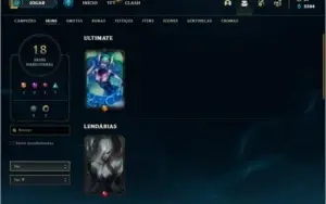 2 CONTAS LOL PLATINA 4 E OURO 2