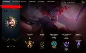 2 CONTAS LOL PLATINA 4 E OURO 2