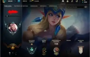 2 CONTAS LOL PLATINA 4 E OURO 2