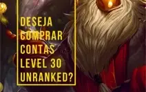 CONTA LEVEL 30 UNRANKED 14 SKINS + 66540 ESSÊNCIAS AZUIS