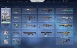 conta valorant com muita skin abaixo do valor correto