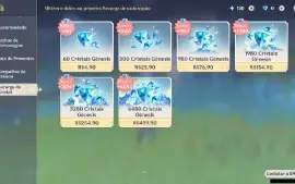 GENSHIN IMPACT - AR55, 13T5⭐Tartaglia C1, Ganyu + Bis, Zhong