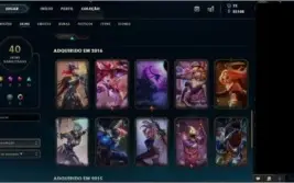 Conta Plati 5 + 106 champ + 25k de essência azul