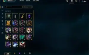 Conta lol Gold, season passada Platina com varias skins