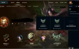 Conta platina 5 pra vender rapido