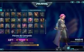 Conta RARA PALADINS NV 124 (Para Vender Rápido!)