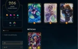 Conta League of Legends - Diamante 1(MMR Grão-mestre)