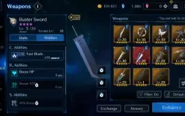 Conta Final Fantasy 7 Ever Crisis - Murasame 7* e mais