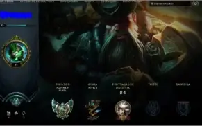 Conta smurf de lol platina V