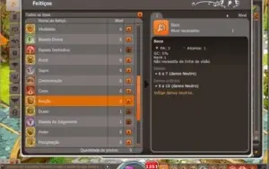 IOP nvl 200 scrolado (caracteristicas,feitiços) spiritia