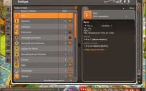 IOP nvl 200 scrolado (caracteristicas,feitiços) spiritia