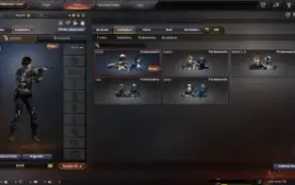 Conta Crossfire AL Capitão NV 3 com M4a1 Cyborg VIP Boa