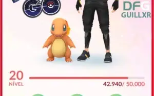Pokémon GO -  Conta nível 20 com lendário