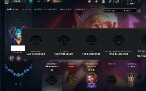 Unranked com TODOS os champs e 151 Skins