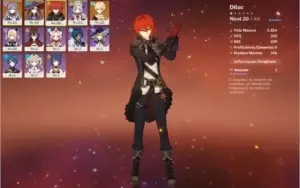 GENSHIN IMPACT - AR 20 - Diluc+ Mona + Keqing