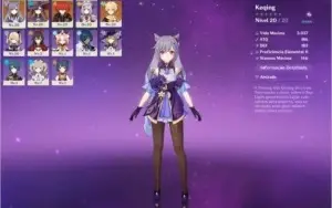 GENSHIN IMPACT - AR 20 - Diluc+ Mona + Keqing