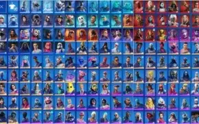 CONTA FORTNITE COM 298 SKINS E LEVEL 2.127