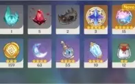 AR 52 Baal C1 HuTao Keqing Mona Homa Amos e Harpa Celestial