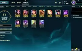 Conta lol lvl 20