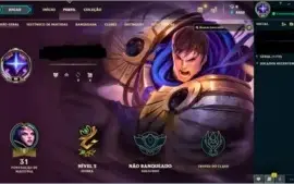 Conta lol lvl 20