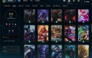 Conta LOL 2013 62 skins platina 3