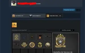 Conta steam cs prime