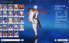 CONTA GENSHIN IMPACT - AR 51 - AYATO C0, DILUC C0, JEAN C0