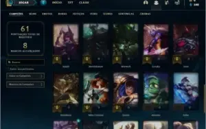 Conta ouro 4 com 44 champs e 7 skins