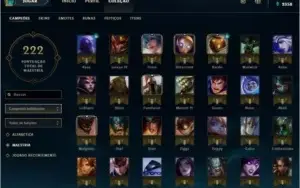 CONTA League of legends LOL 70 SKINS SÓ SKIN TOP GOLD 3 e +