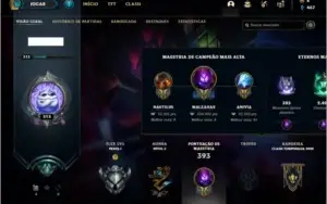 Conta ouro 4 com 132 champs e 94 skins