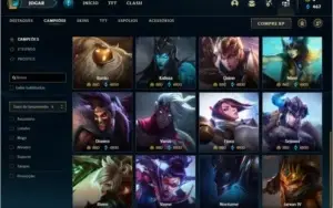 Conta ouro 4 com 132 champs e 94 skins