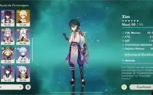 Genshin Impact AR53 - Xiao + Zhongli + Shogun + Yoimiya ETC