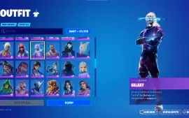 Conta Com Wildcat, Galaxy - Rogue Spider/Glow & +/- 170 Skin