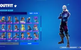 Conta Com Wildcat, Galaxy - Rogue Spider/Glow & +/- 170 Skin
