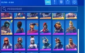 CONTA FORTNITE SEASON 1 COM 2000VBucks/Permafrost/Ragnarock