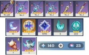 mona, faruzan c4 e gorou + 1 pet