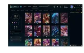 CONTA LOL 124 SKINS. EZ PULLSEFIRE