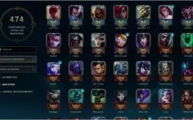 Conta Faltando 10 champs para TODOS com 47 skins